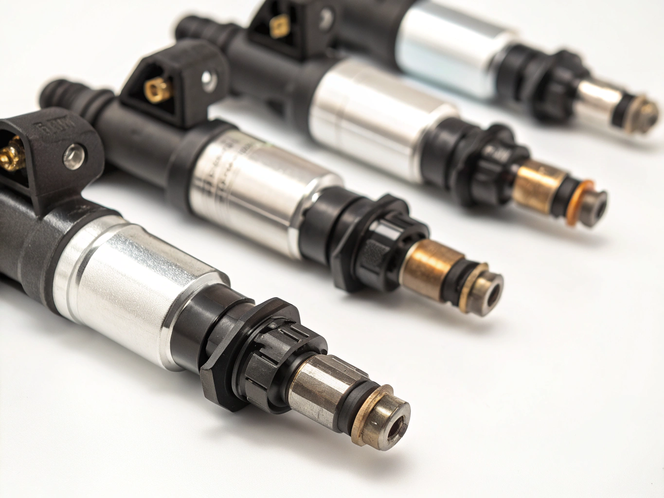 Complete in-tank electric automotive fuel pump assembly with strainer and connectors